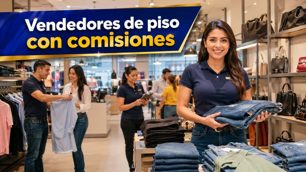Vendedores de piso con comisiones