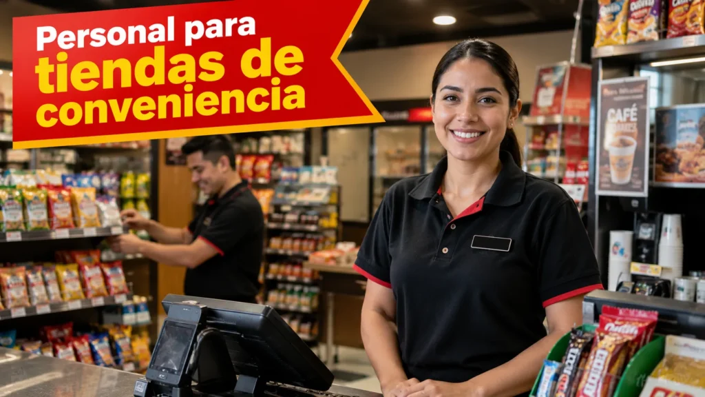 Personal para tiendas de conveniencia